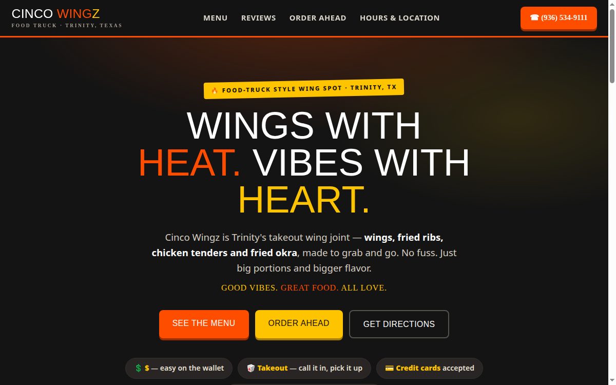 Cinco Wingz demo preview