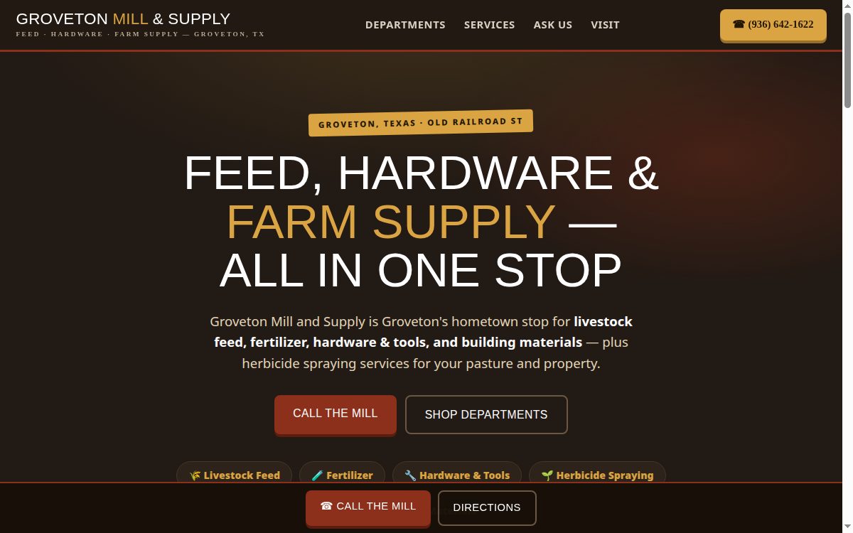 Groveton Mill and Supply demo preview