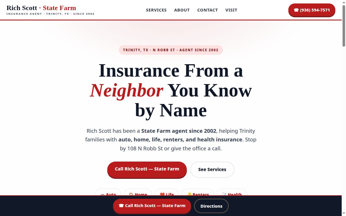 Rich Scott State Farm demo preview