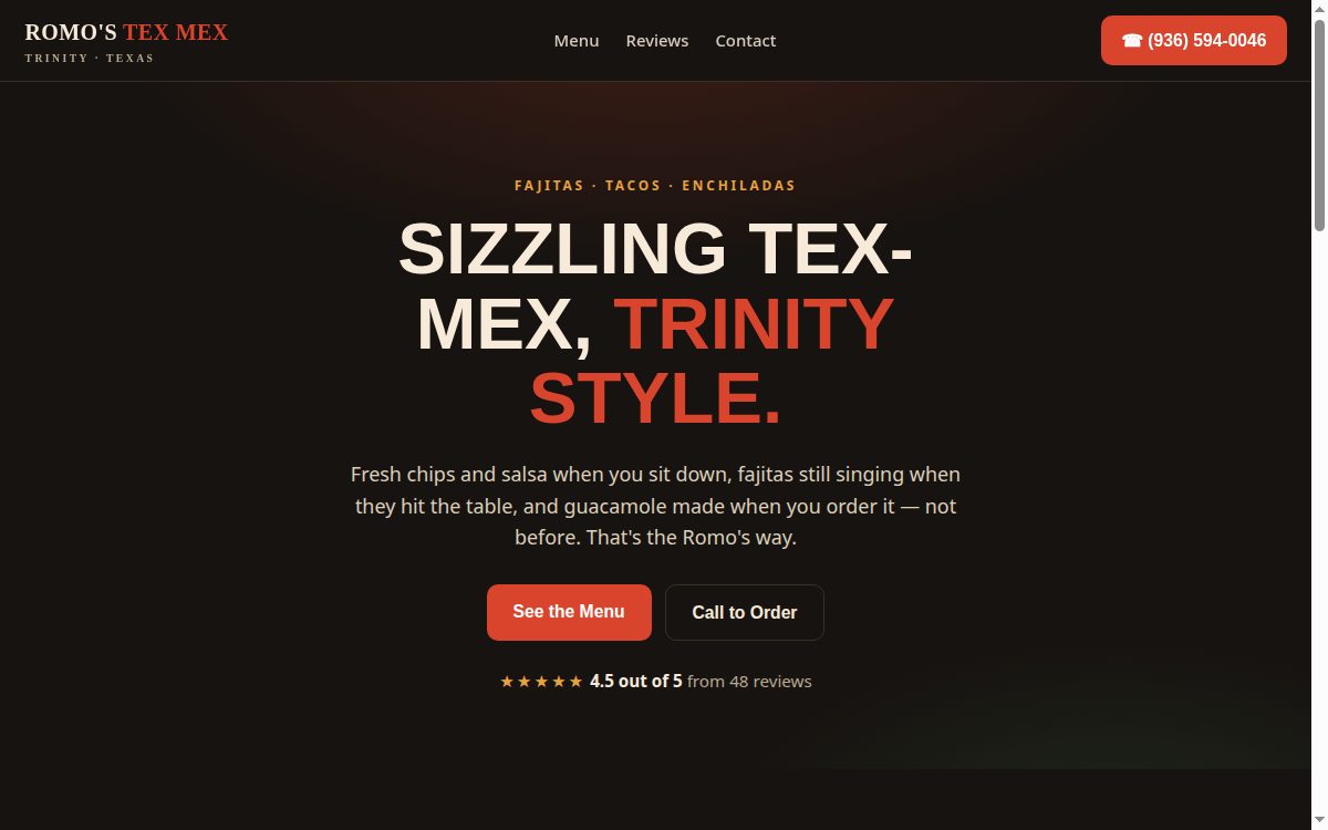 Romo's Tex Mex demo preview